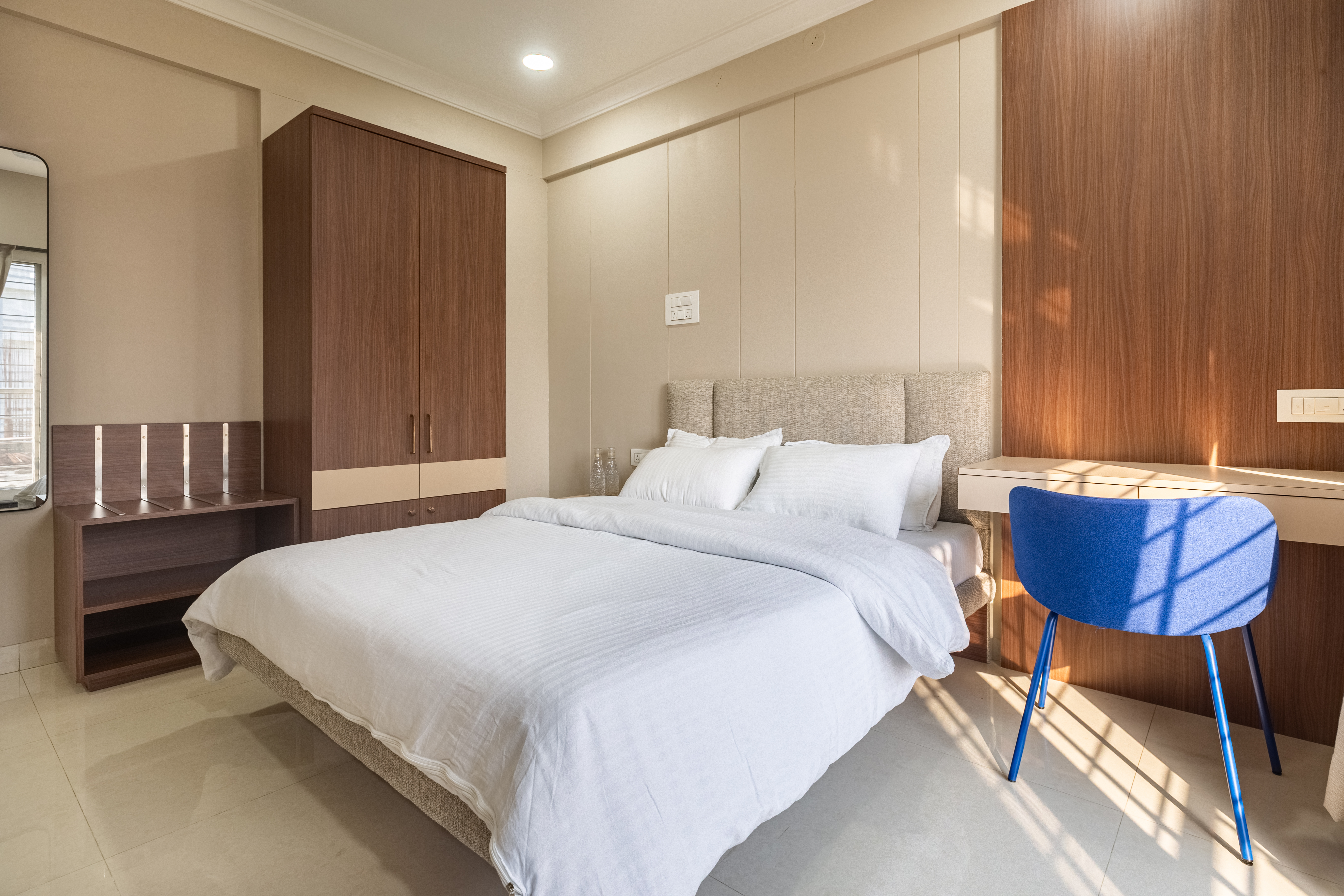 Fully furnished corporate serviced apartment living room