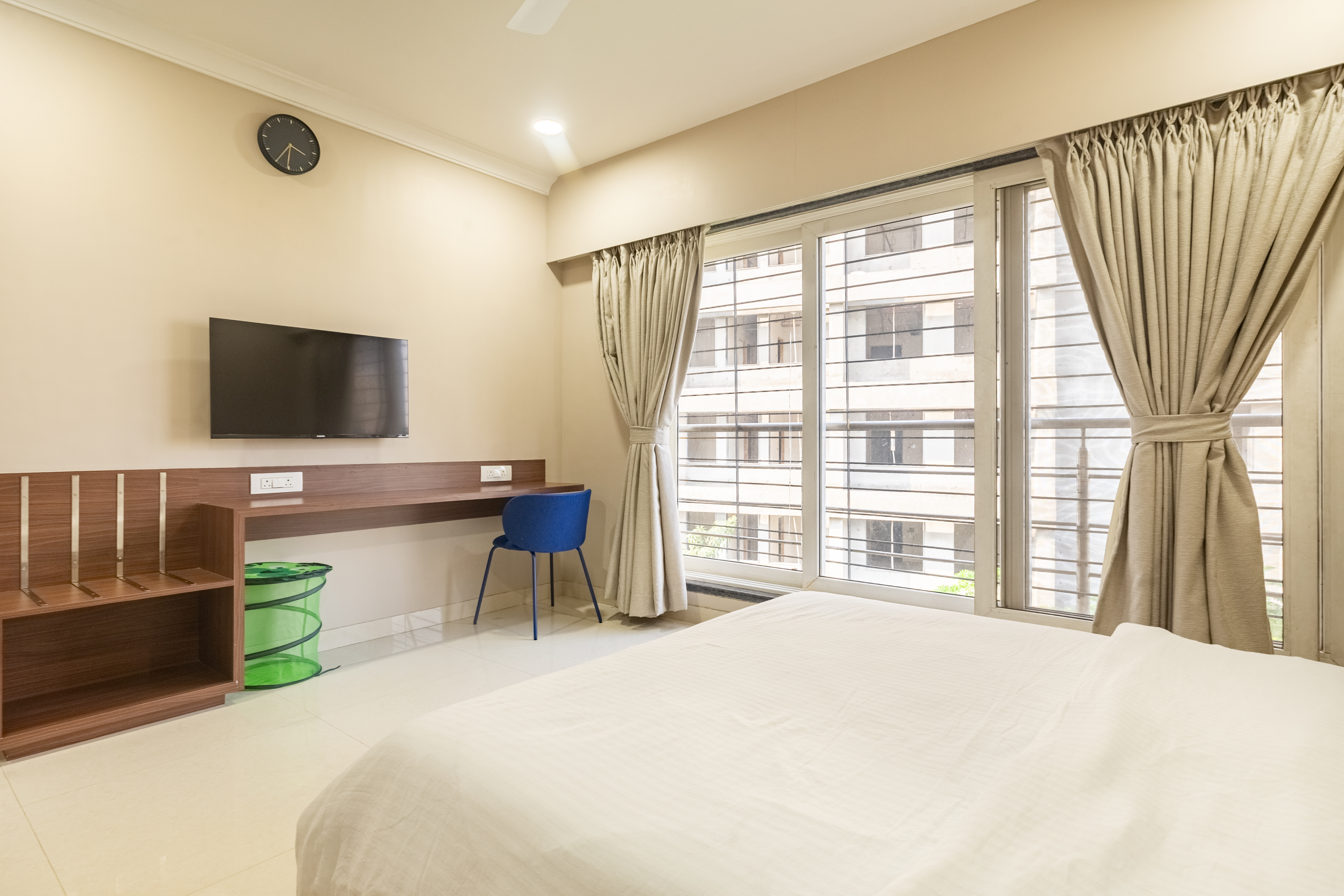 Corporate serviced apartment bedroom